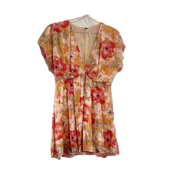 ❤️ Super Cute! Excellent condition, Free People floral dress, lined, medium - Picture 7 of 12